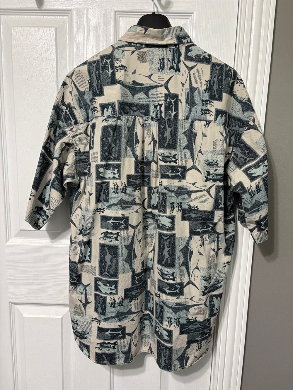 Columbia Beige and Forest Green Short-Sleeve Button-Down Shirt - Picture 6 of 14